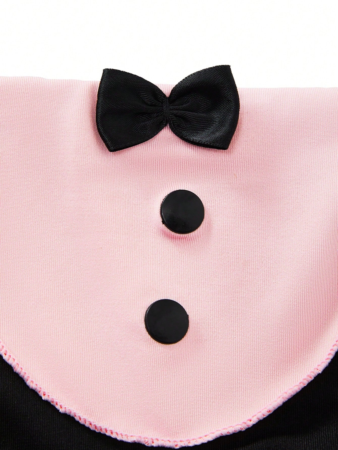 Men’s Costume Set With Bow Accent Gloves And Collar