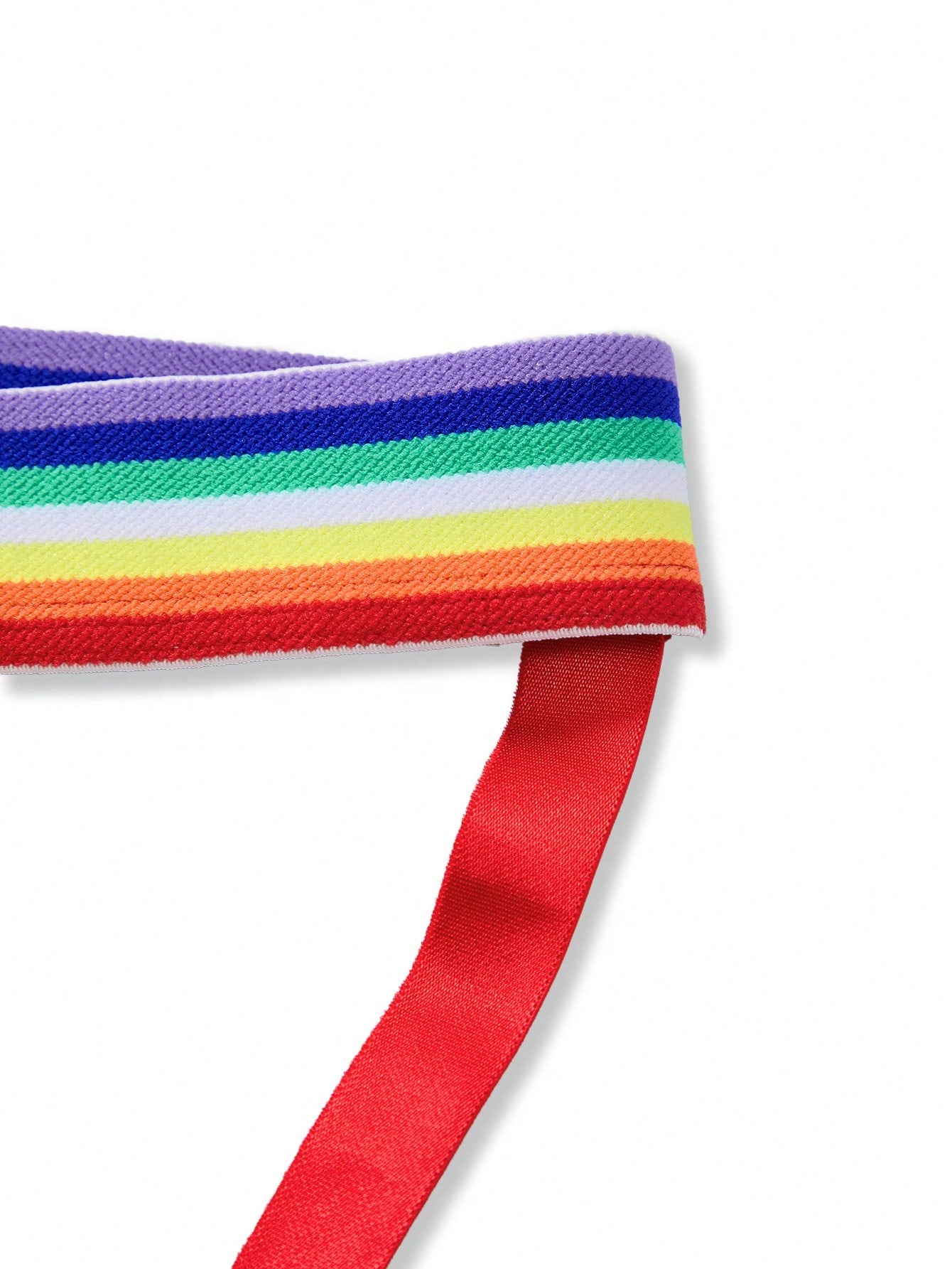Men's striped thong underwear in multicolor with a low-rise cut and medium-stretch knitted fabric.