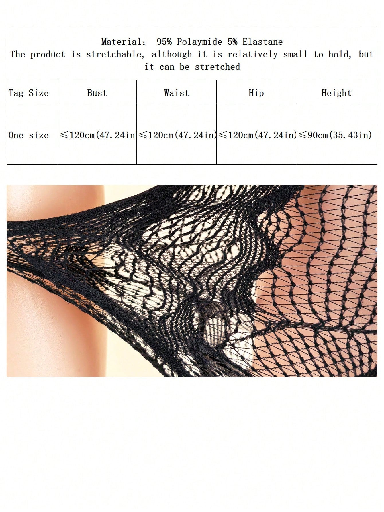 Black men's sheer bodysuit with cut-out design, scoop neck, mid-rise fit, and high-stretch polyamide elastane fabric.