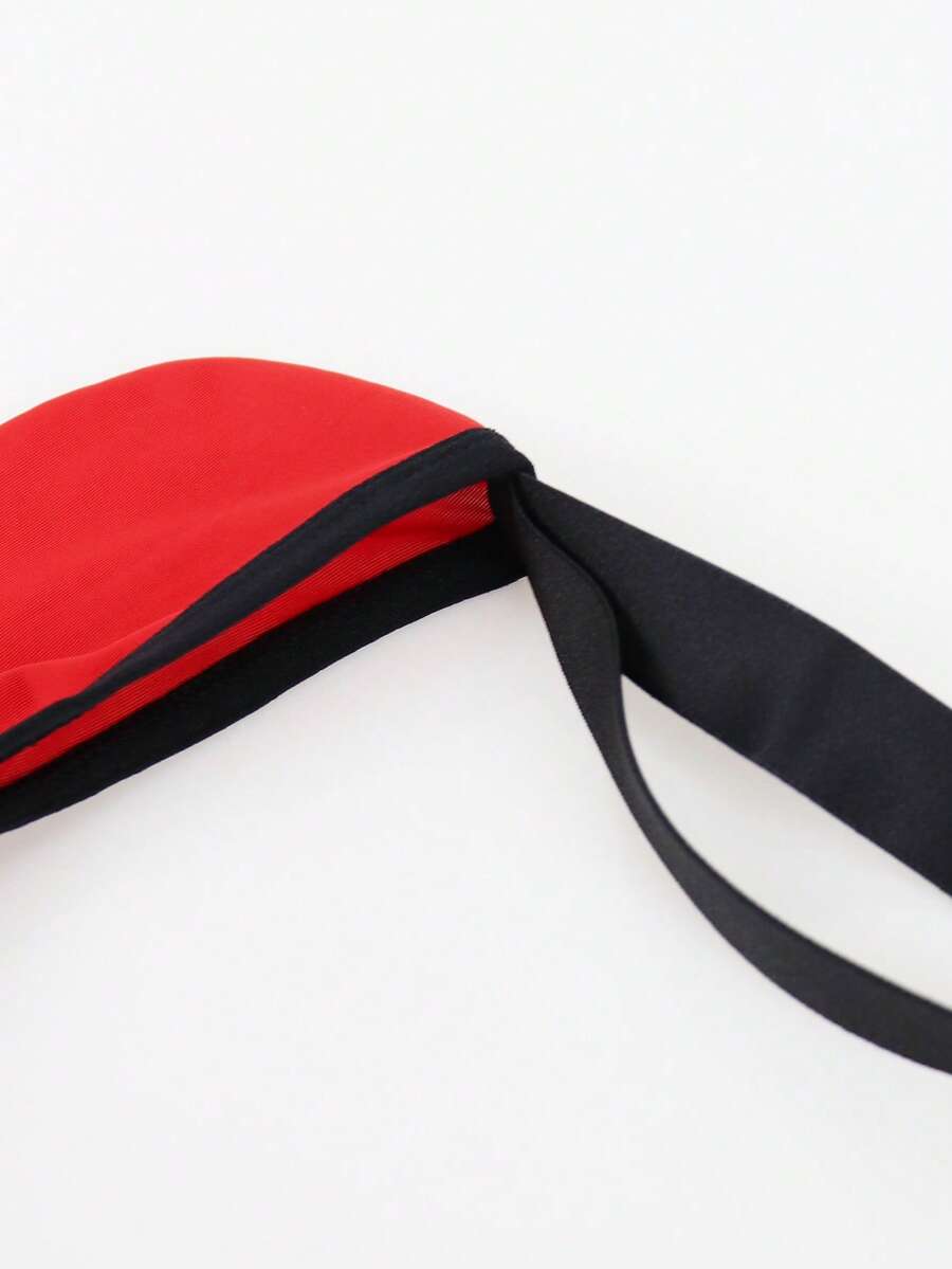 Red men's low-rise jockstrap underwear featuring criss-cross cut-out details in medium stretch knitted fabric.