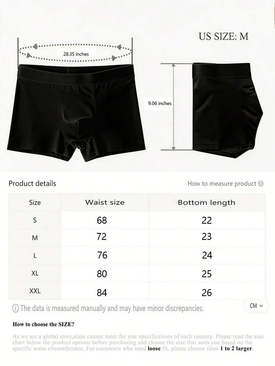 A 4-pack set of men's sporty underwear trunks in multicolor featuring a plain pattern and mid-rise fit.