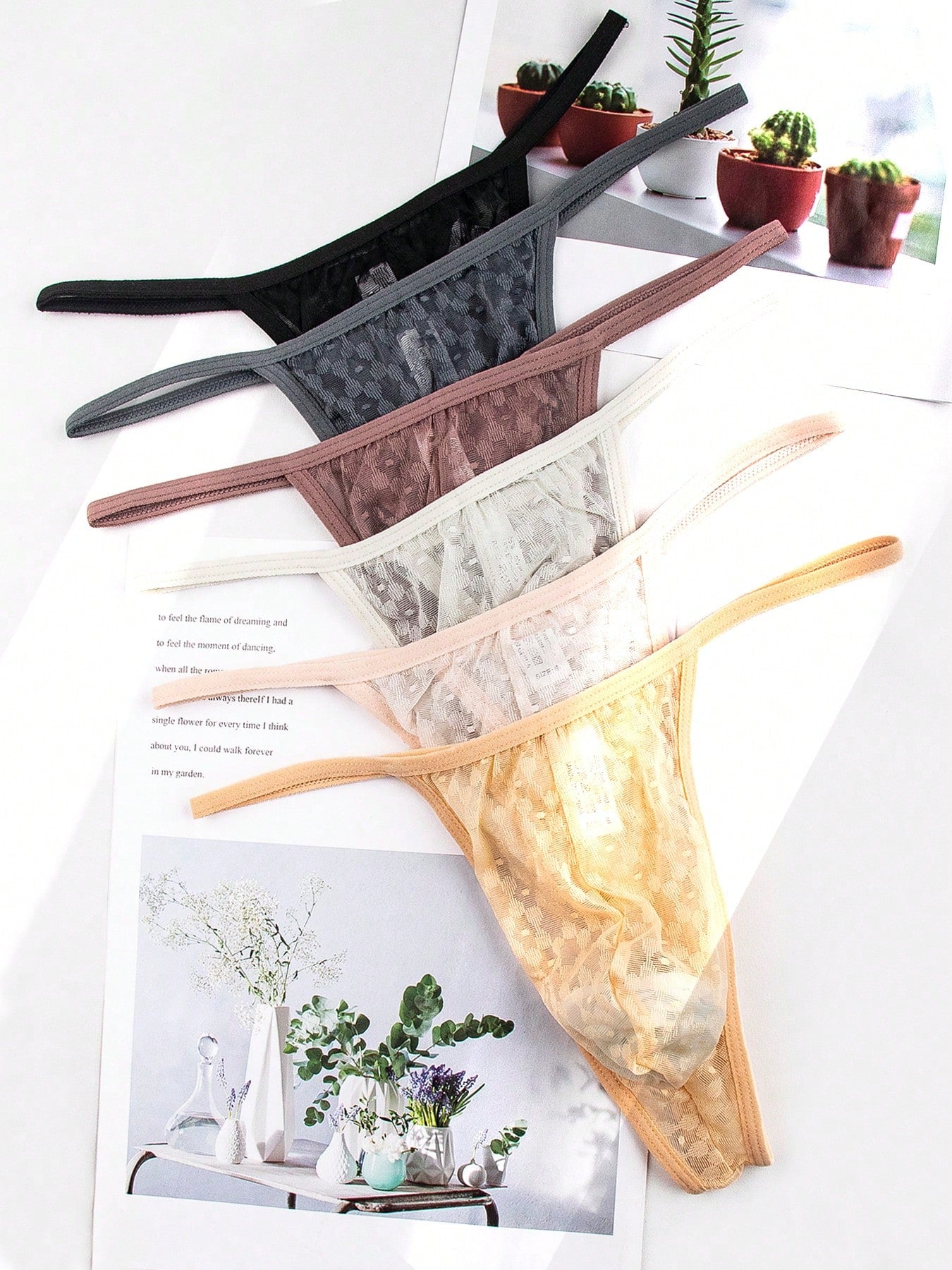 6 Pieces Men's Pattern Print Casual Shorts With Breathable Soft Stretch Fabric