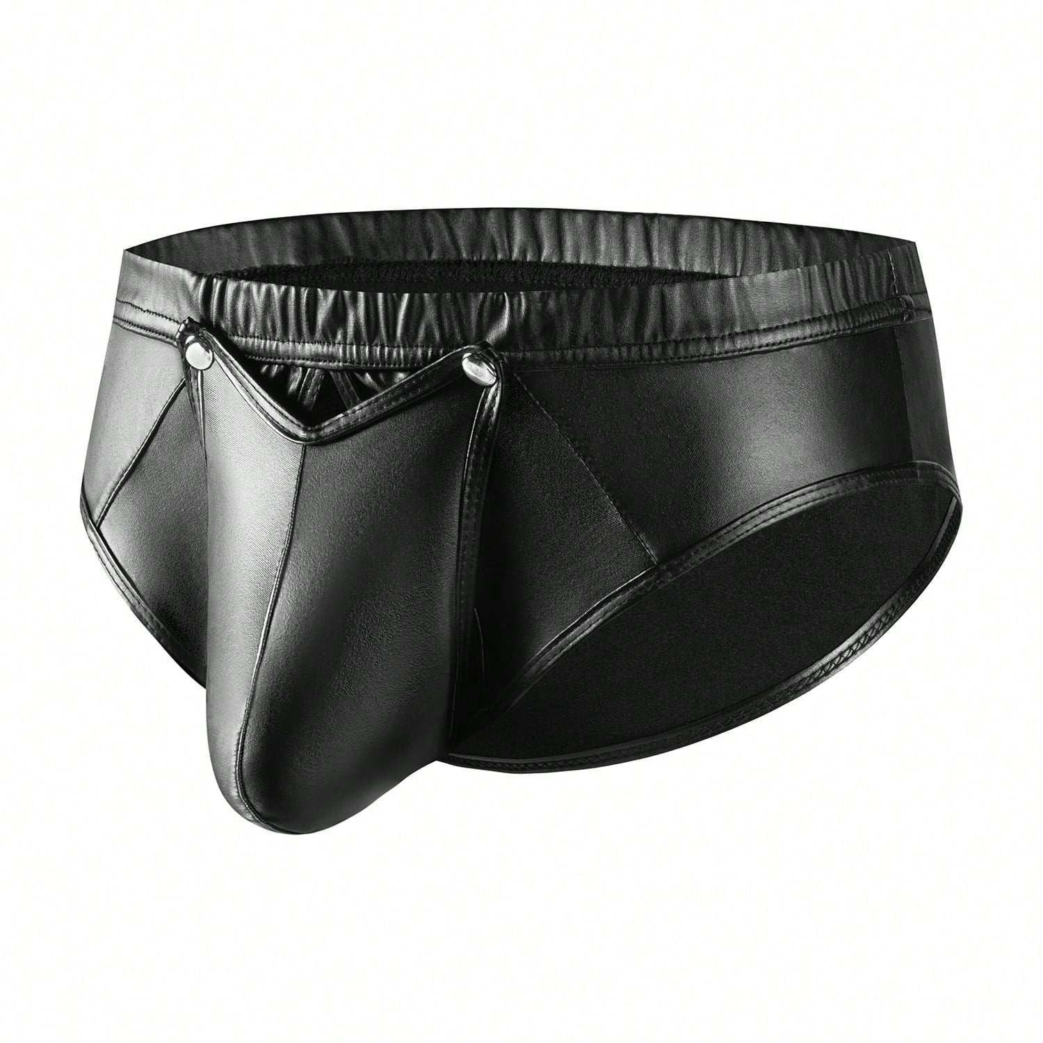Men's Metallic Style Casual Shorts With Stretch Fabric And Comfortable Fit