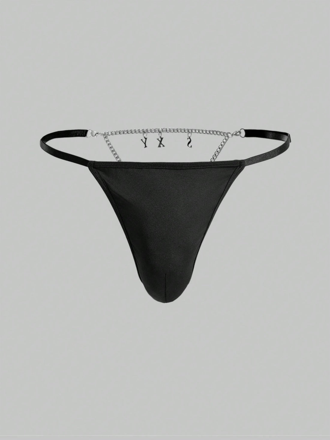 Men’s Casual Shorts With Chain Detail Minimal Style