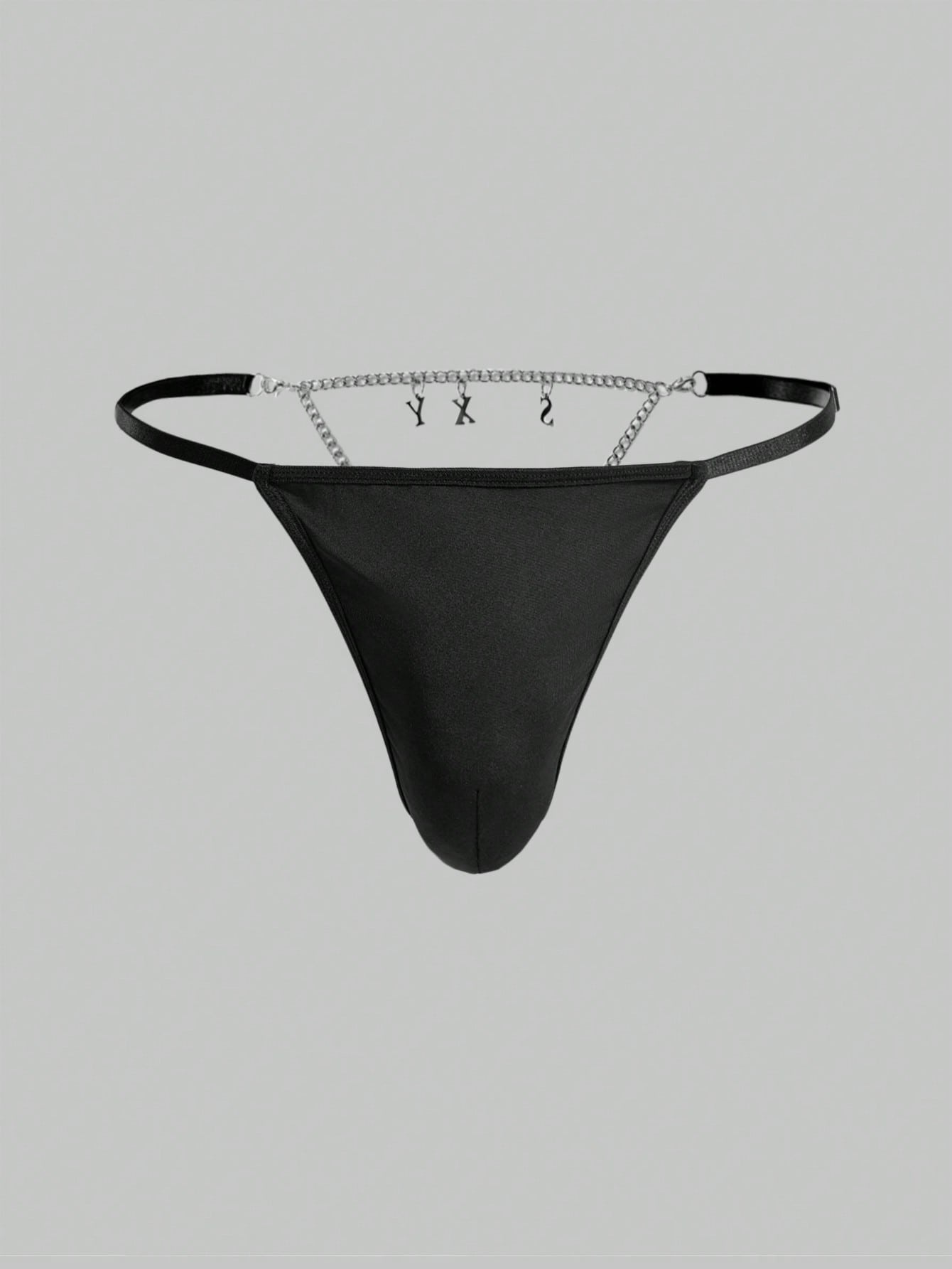 Men’s Casual Shorts With Chain Detail Minimal Style