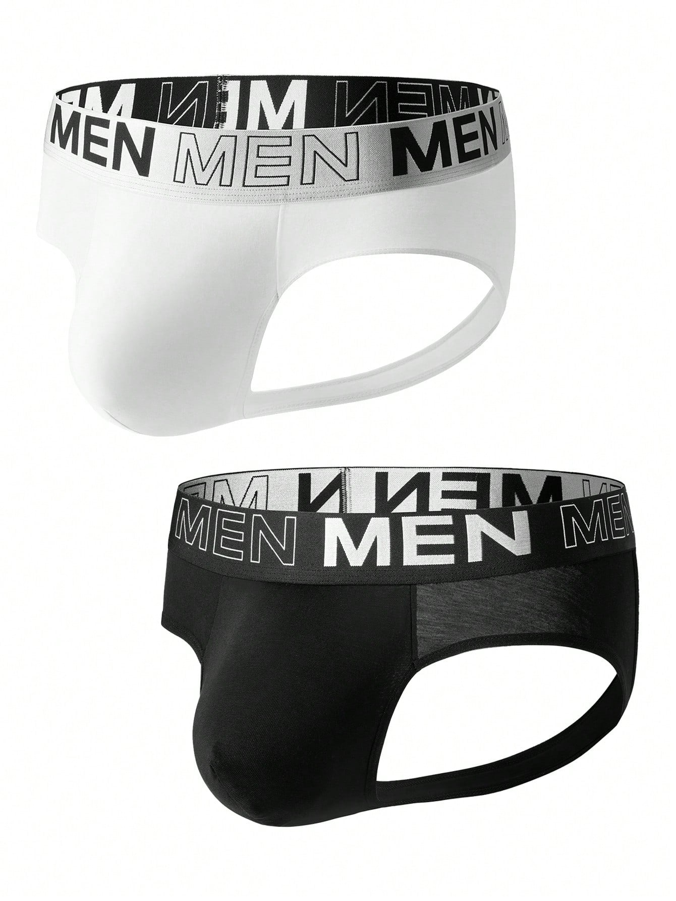 Men’s Lightweight Shorts Two-Piece Set With Woven Letter Pattern