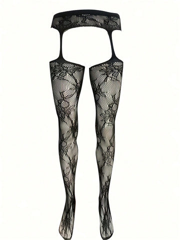 Men’s Fishnet Tights Hollow Pattern Stretch Daily Wear