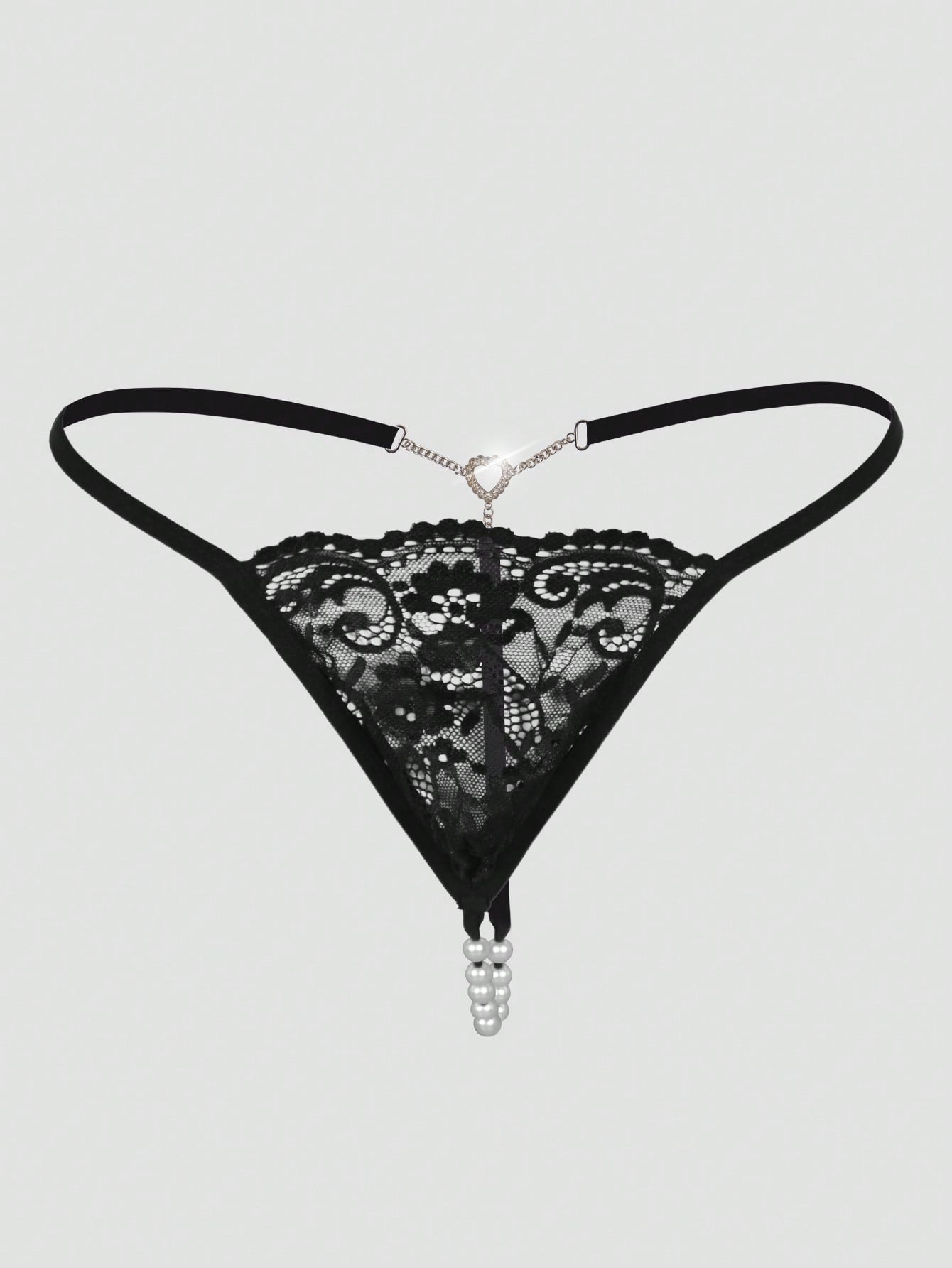 Men’s Lightweight Shorts In Black With Chain Accent Detail