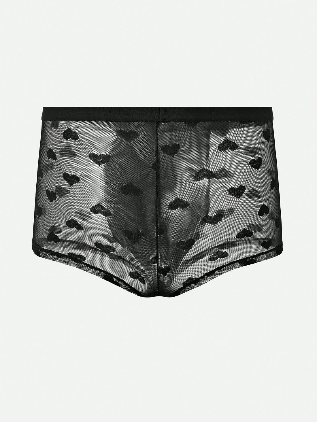 Men's Heart Polka Dot Casual Shorts With Soft Breathable Stretch Fabric