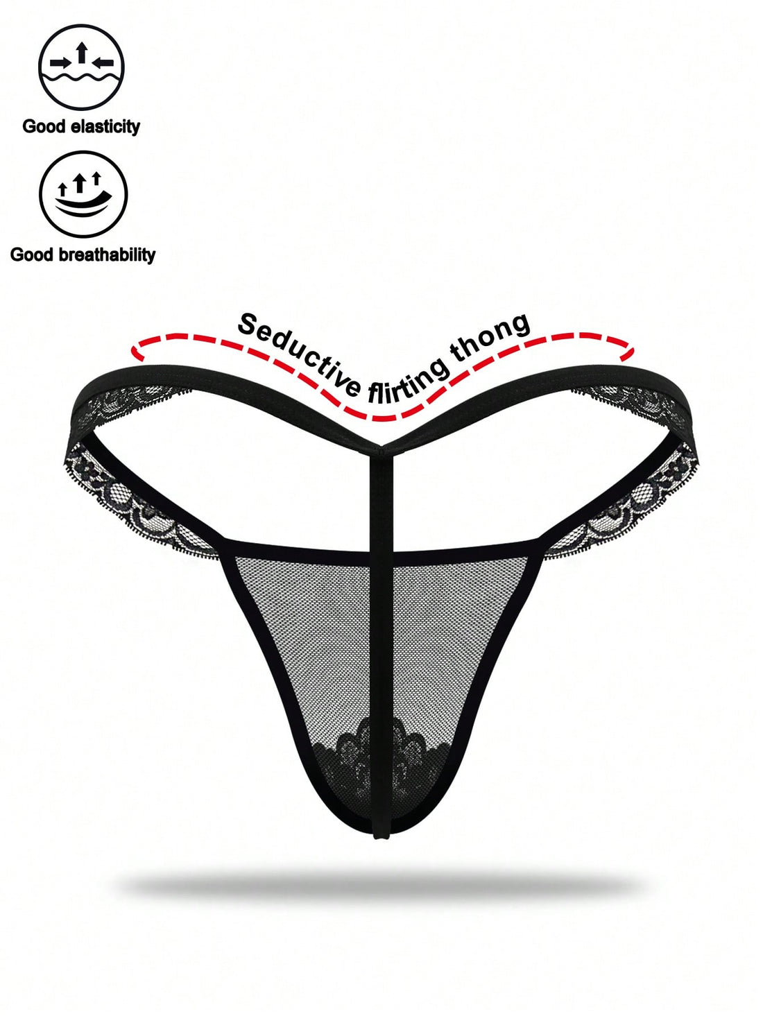 Men's Black Casual Shorts With Soft Breathable Stretch Fabric