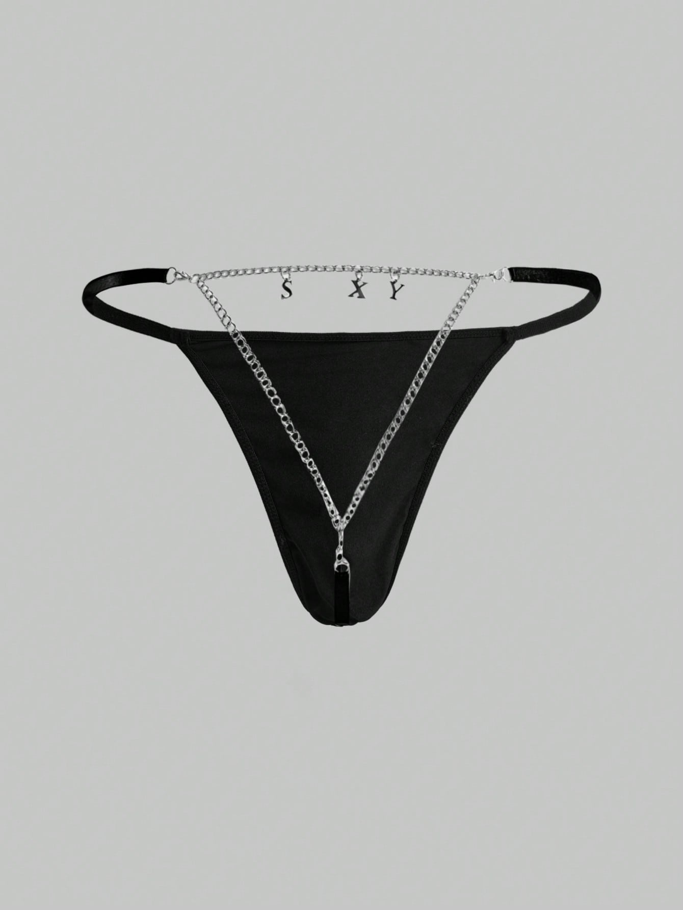 Men’s Casual Shorts With Chain Detail Minimal Style