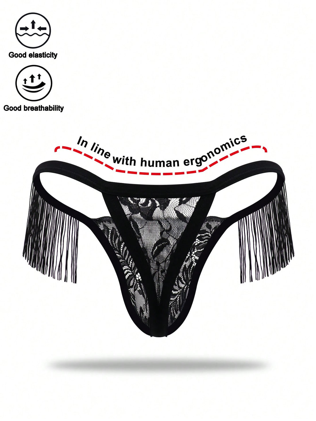 Men's Black Casual Shorts With Soft Stretch Fabric And Comfortable Fit