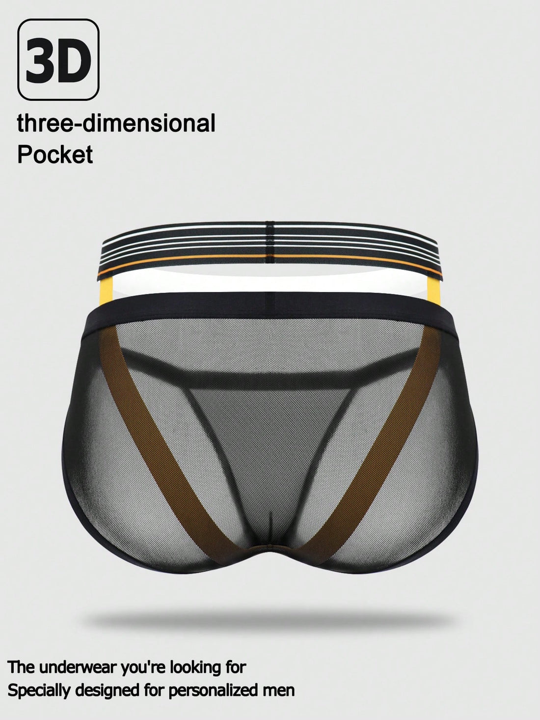 Men’s Breathable Black Mesh Shorts With Elastic Waist