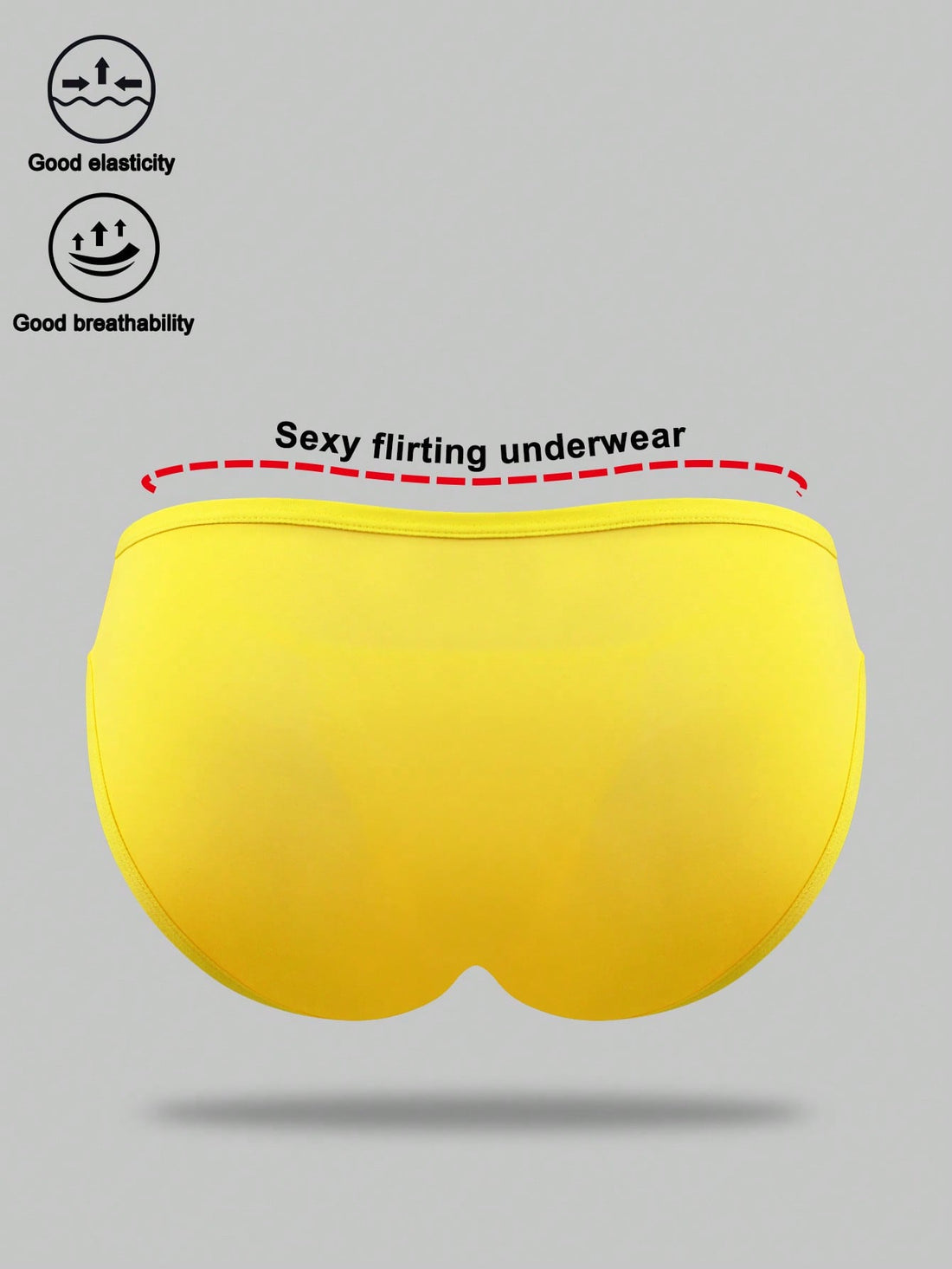 Men's Yellow Casual Shorts With Soft Breathable Stretch Fabric