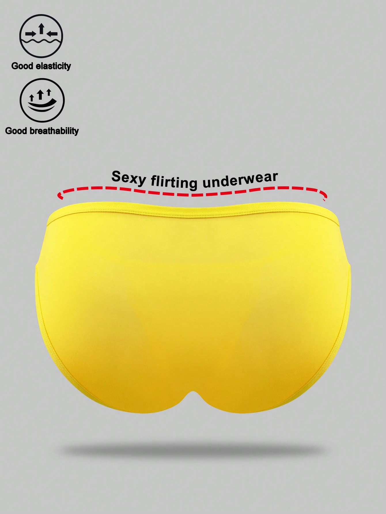 Men's Yellow Casual Shorts With Soft Breathable Stretch Fabric