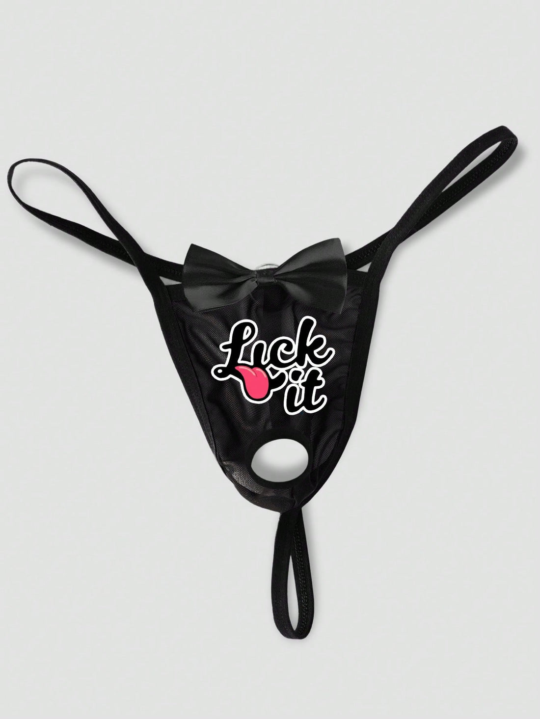 Men’s Lightweight Shorts With Mesh Texture And Graphic Print