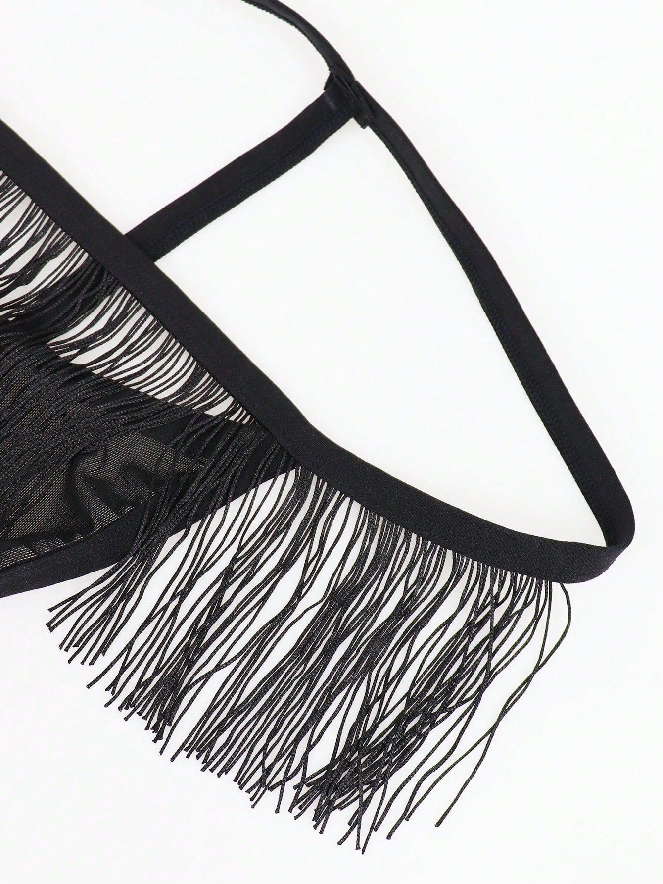 Men’s Lightweight Shorts Black Mesh With Hollow Waist Detail