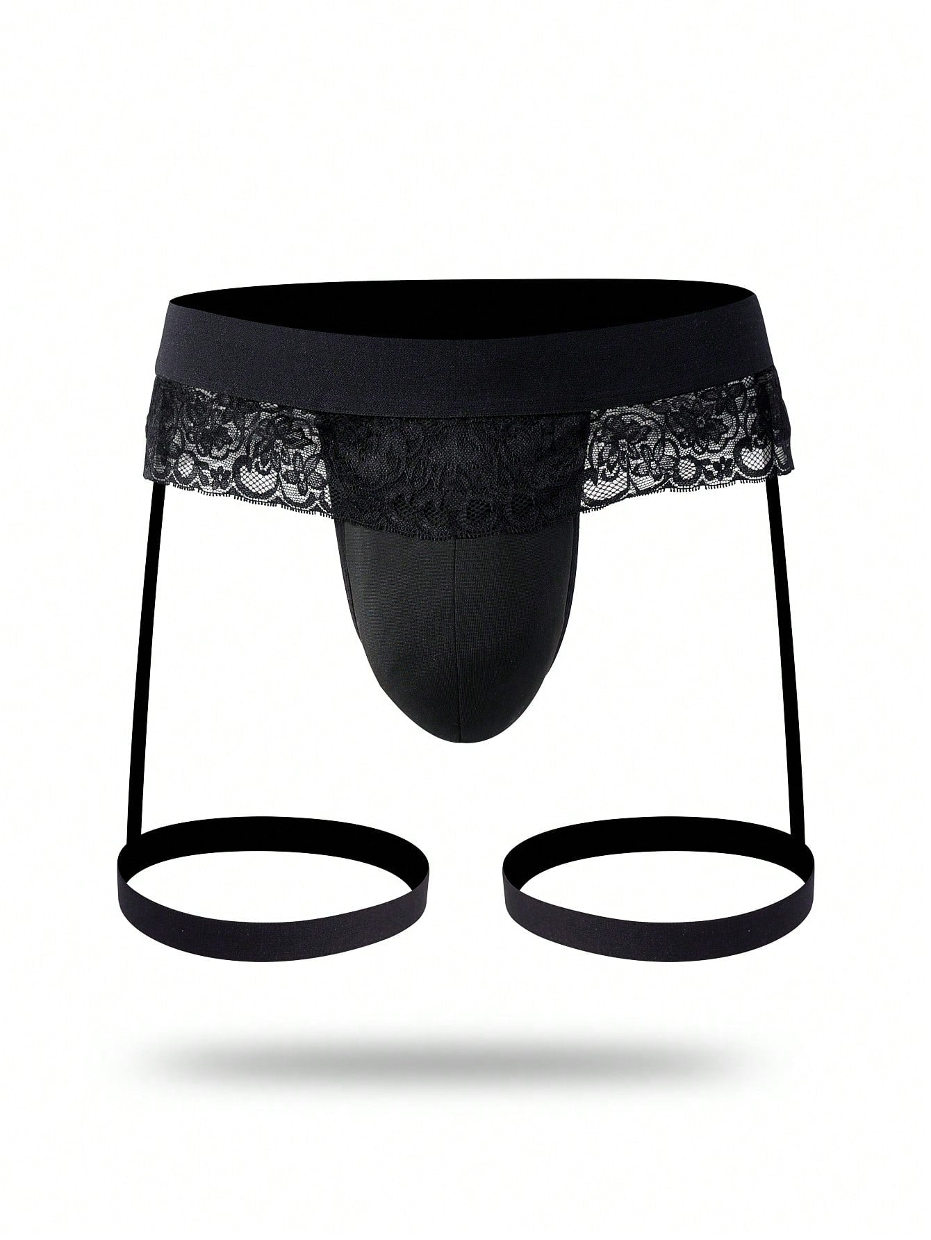 Men’s Lightweight Shorts In Black With Contrast Trim Design