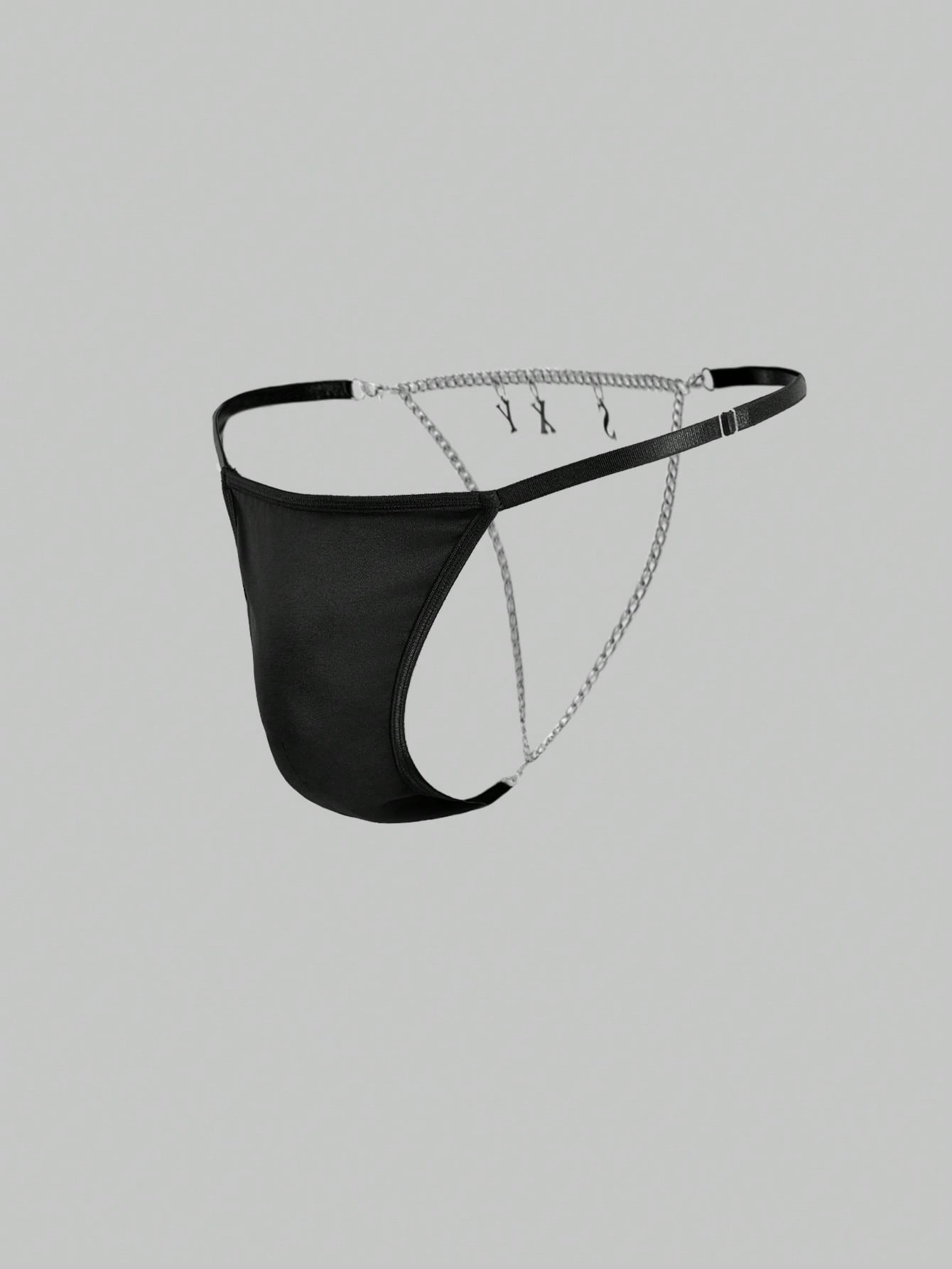 Men’s Casual Shorts With Chain Detail Minimal Style