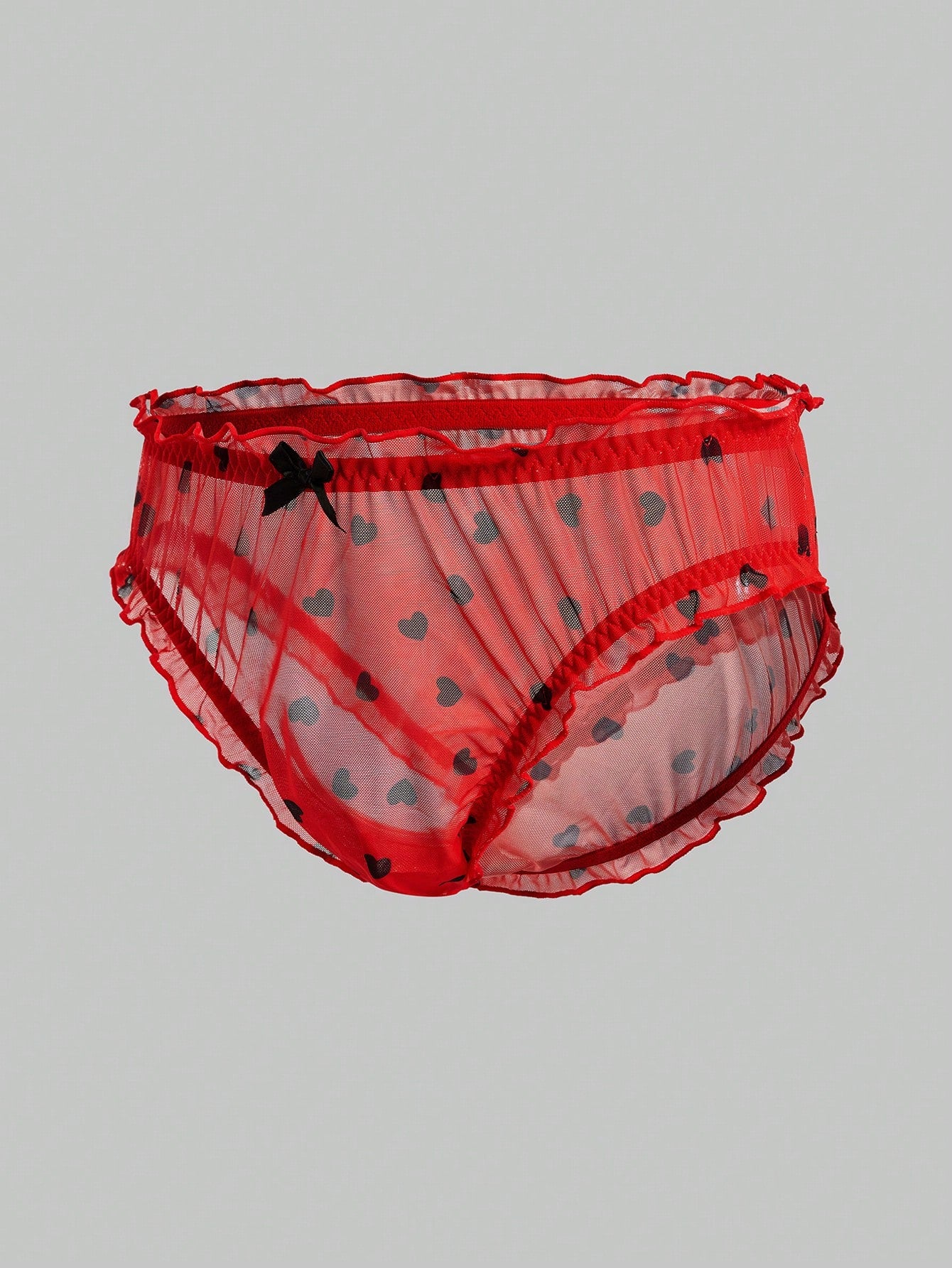 Men’s Casual Shorts With Heart Pattern Comfortable Fit