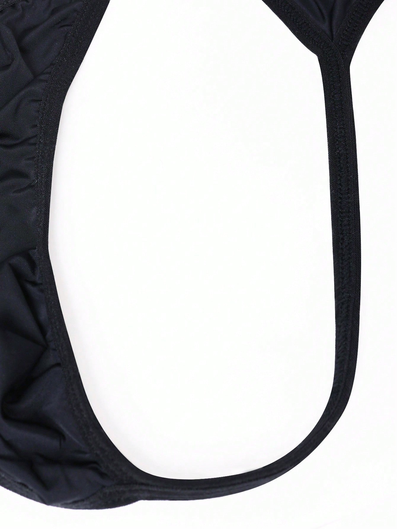 Men’s Casual Shorts In Black With Knot Detail