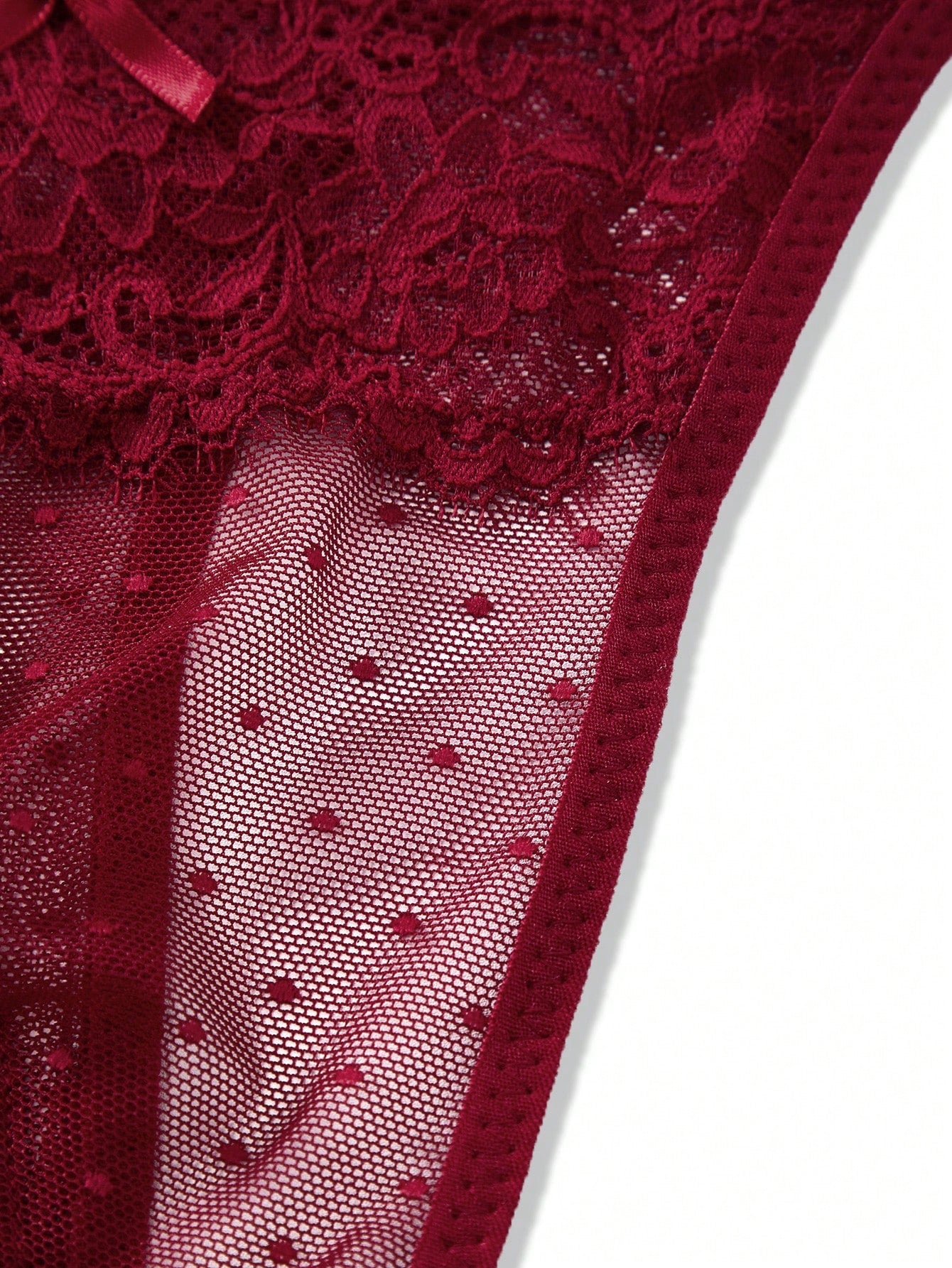 Men’s Lightweight Shorts In Wine Red With Fabric Detail