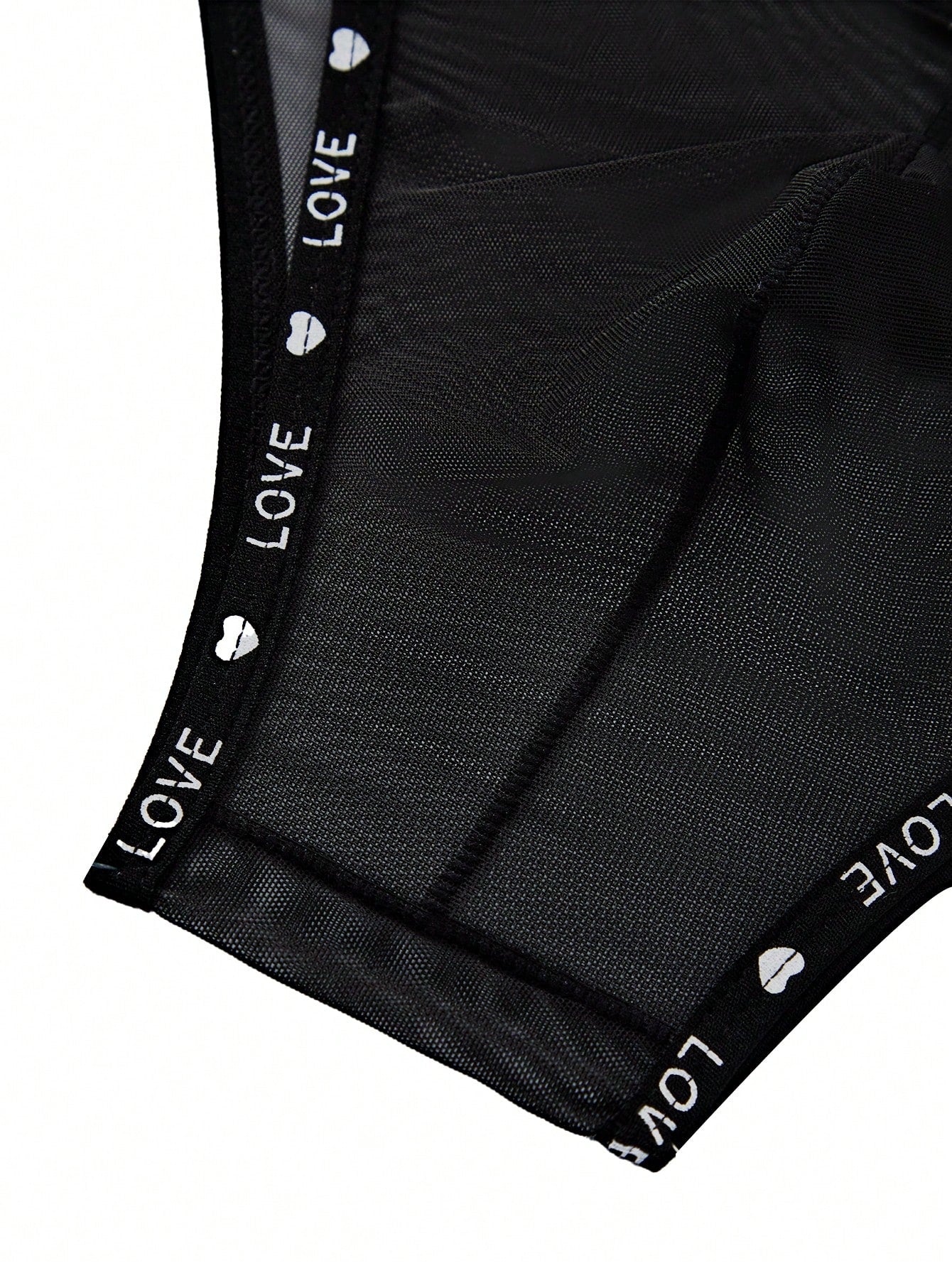 Men's Love Print Casual Shorts With Soft Breathable Stretch Fabric