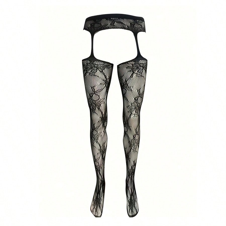 Men’s Fishnet Tights Hollow Pattern Stretch Daily Wear