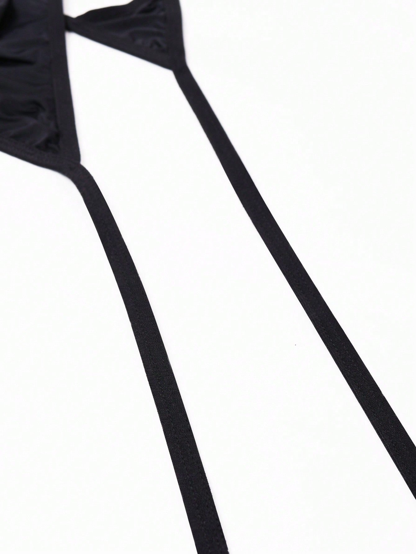 Men’s Casual Shorts In Black With Knot Detail