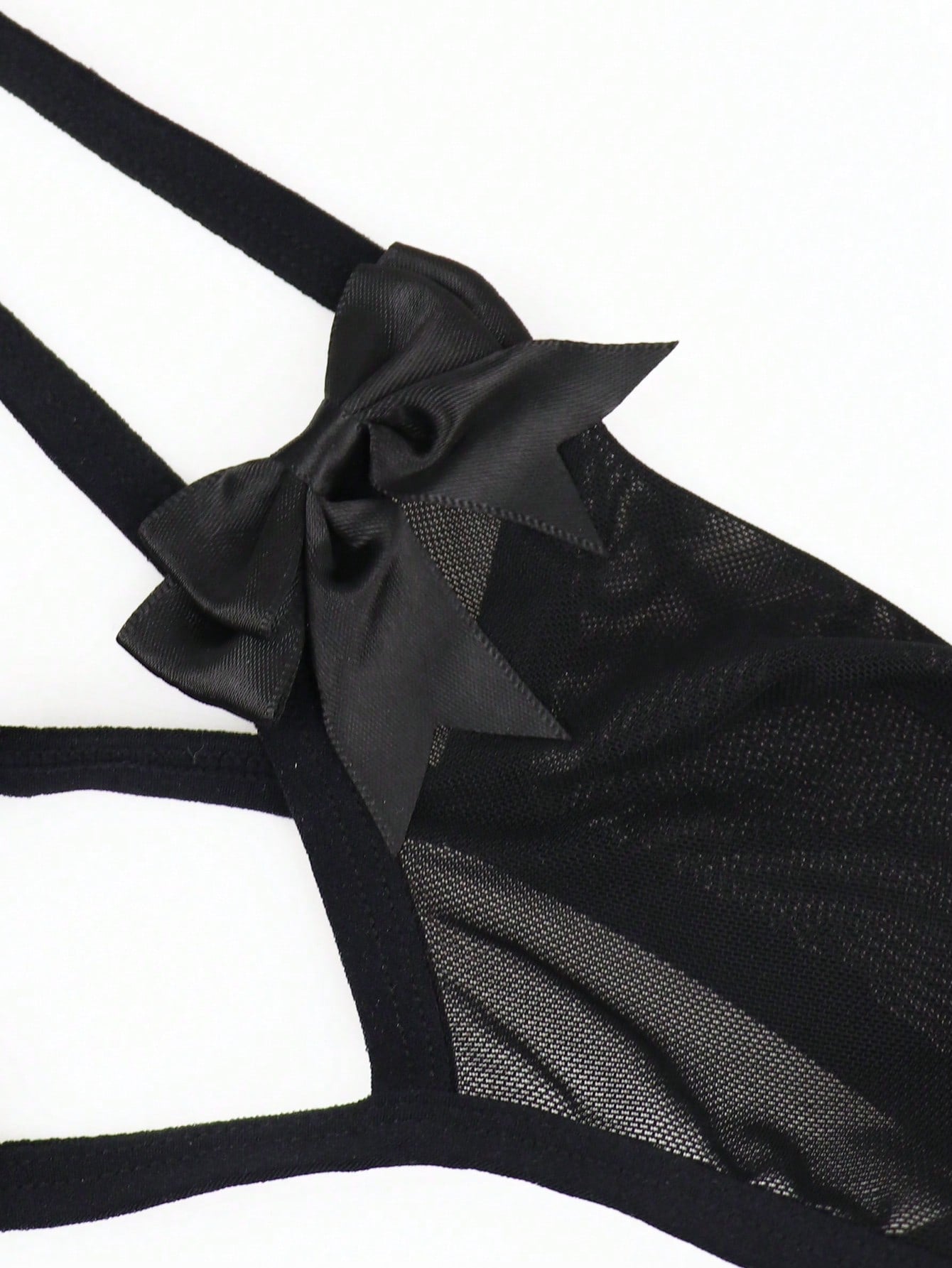Men's Black Casual Shorts With Bow Detail And Soft Stretch Fabric