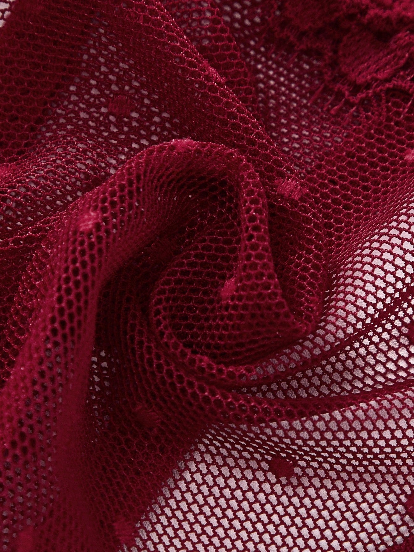 Men’s Lightweight Shorts In Wine Red With Fabric Detail