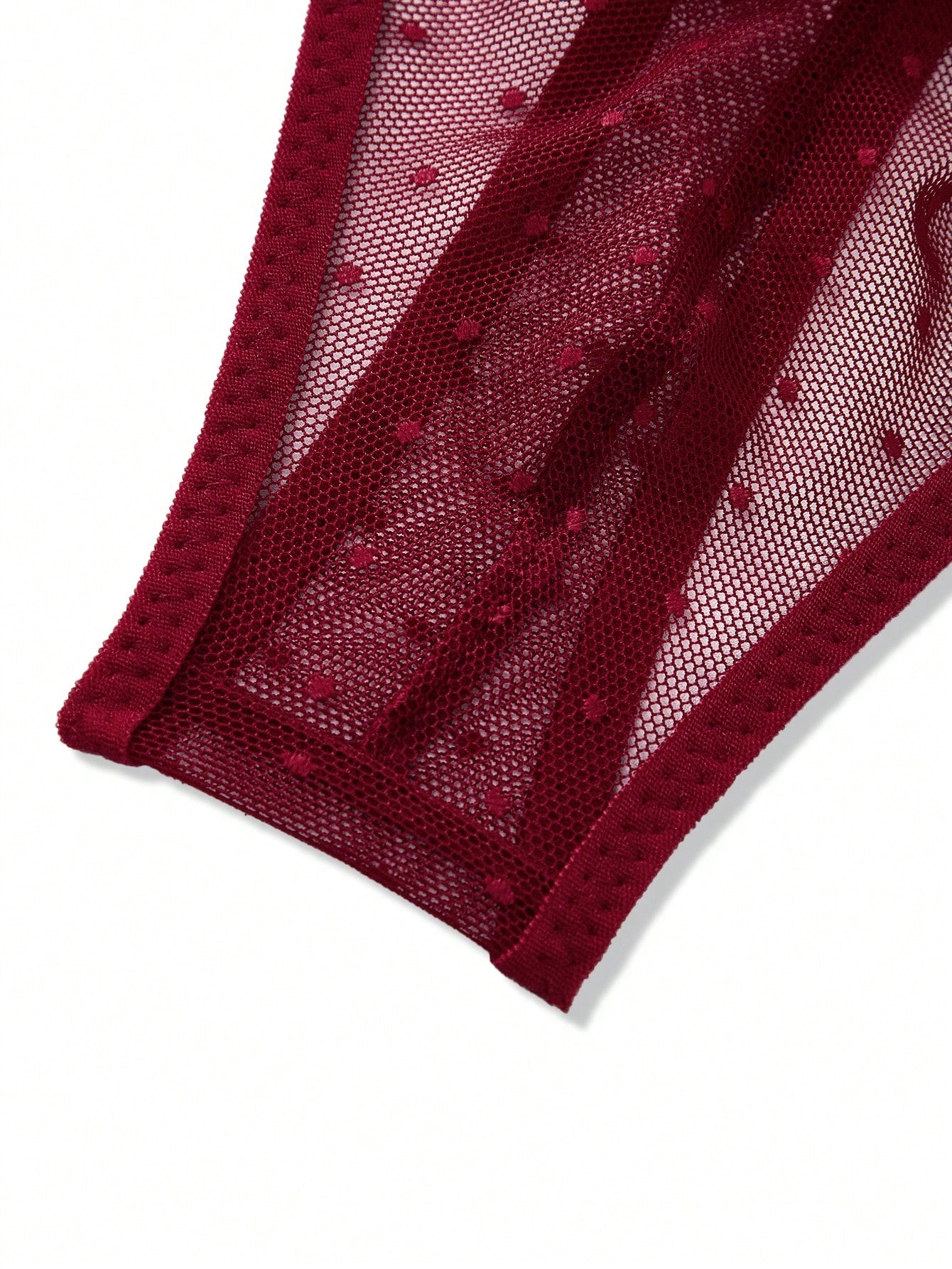 Men’s Lightweight Shorts In Wine Red With Fabric Detail