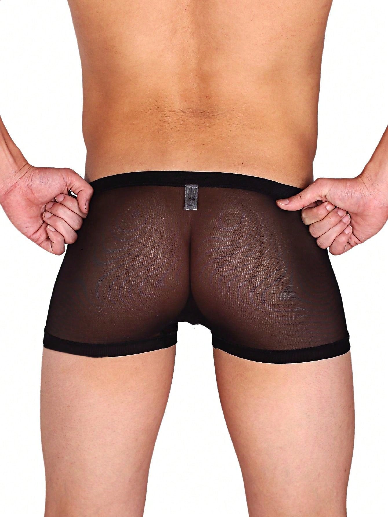 Men’s Lightweight Shorts With Elastic Fabric Minimal Design